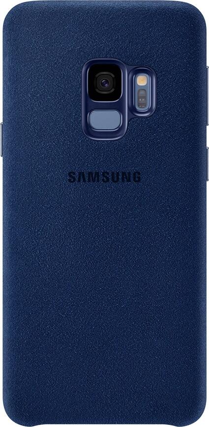 Синий чехол Helmet из TPU и замши для Samsung Galaxy S9 5.8 дюйма, пылезащитный с текстурой замши и тисненым логотипом