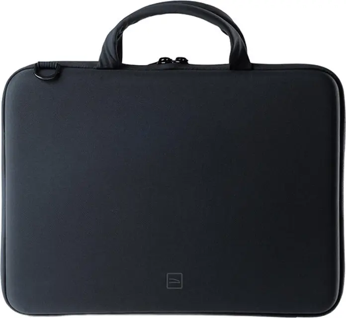 Сумка для ноутбука Tucano Darkolor Slim BDA1314-BK для Ultrabook и MacBook до 14 дюймов, водостойкий полиэстер с плечевым ремнем, черный