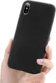 Husa Helmet Case pentru Samsung Galaxy A6 2018, Protectie TPU Flexibila cu Textura deCategorie Suede, Anti-Shock si Anti-Zgarieturi, Slim Fit, Negru