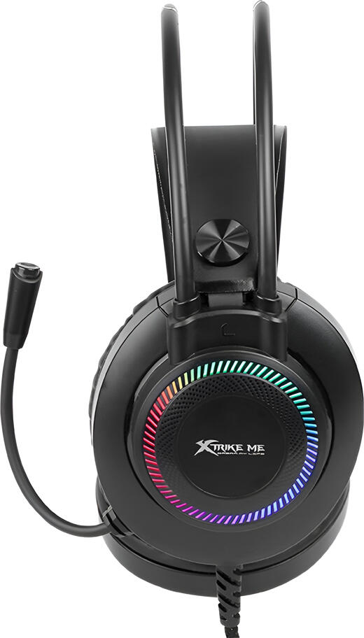 Casca Gaming Stereo Xtrike Me GH-509, Difuzoare 50mm, Iluminare RGB, Microfon Omnidirectional, Cablu 2.1m pentru PC, Console PS4 Xbox One si Mobil