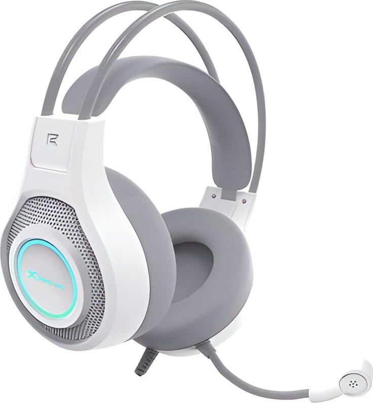 Xtrike Me GH-515W Wired Stereo Gaming Headset, 40mm Drivers, Omnidirectional Noise Reducing Mic, 7 Color LED Backlight, PC PS4 PS5 Xbox One Phone
