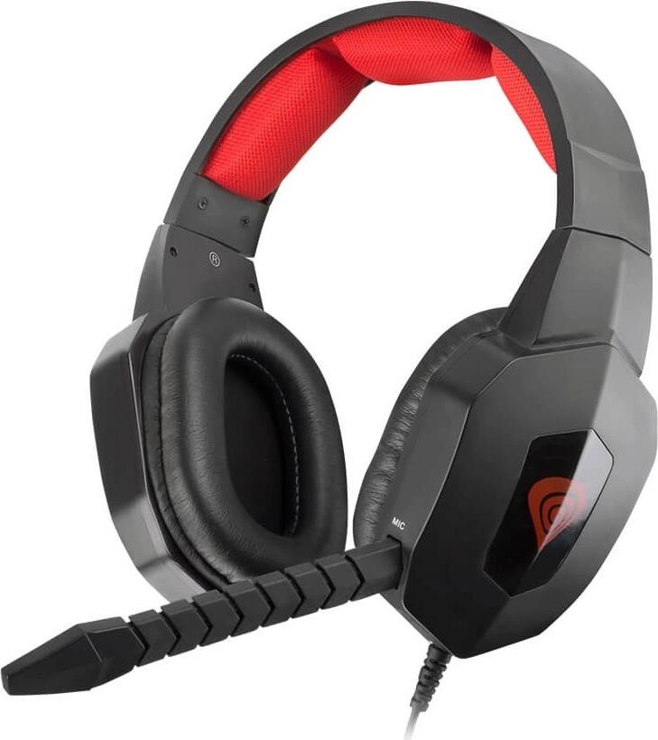 Genesis Headset Argon 400, Stereo, Black-Red