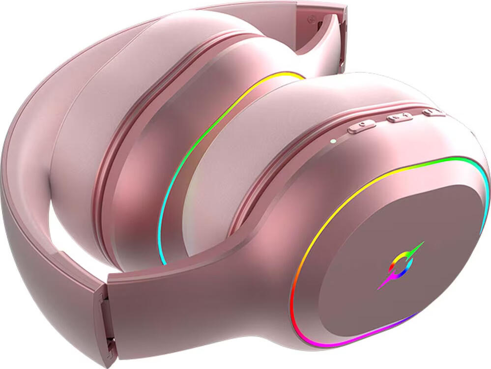 Игровая беспроводная гарнитура Aqirys LYRA с RGB, полноразмерные складные наушники Bluetooth 5.0, 3D Stereo звук, вибродрайверы, двойной микрофон с шумоподавлением