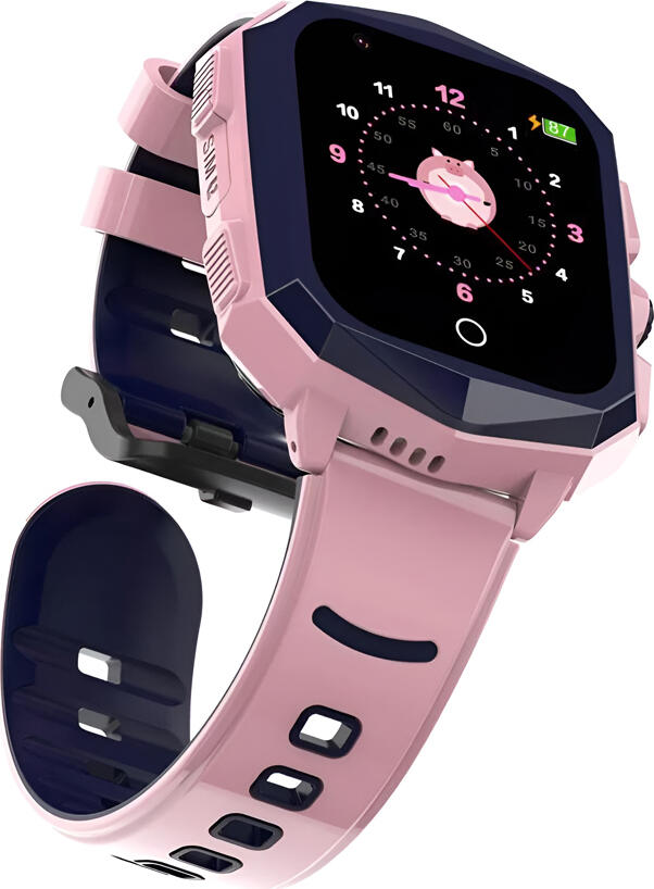 Детские смарт-часы Techone KT20S, 4G LTE Nano SIM, GPS трекер, экран TFT 1.4", 512МБ ОЗУ, 4ГБ ПЗУ, защита IP67, SOS, видеозвонки, силиконовый ремешок