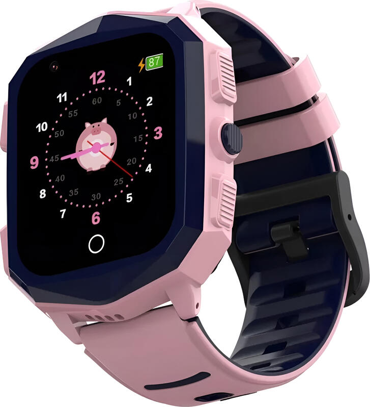 Детские смарт-часы Techone KT20S, 4G LTE Nano SIM, GPS трекер, экран TFT 1.4", 512МБ ОЗУ, 4ГБ ПЗУ, защита IP67, SOS, видеозвонки, силиконовый ремешок