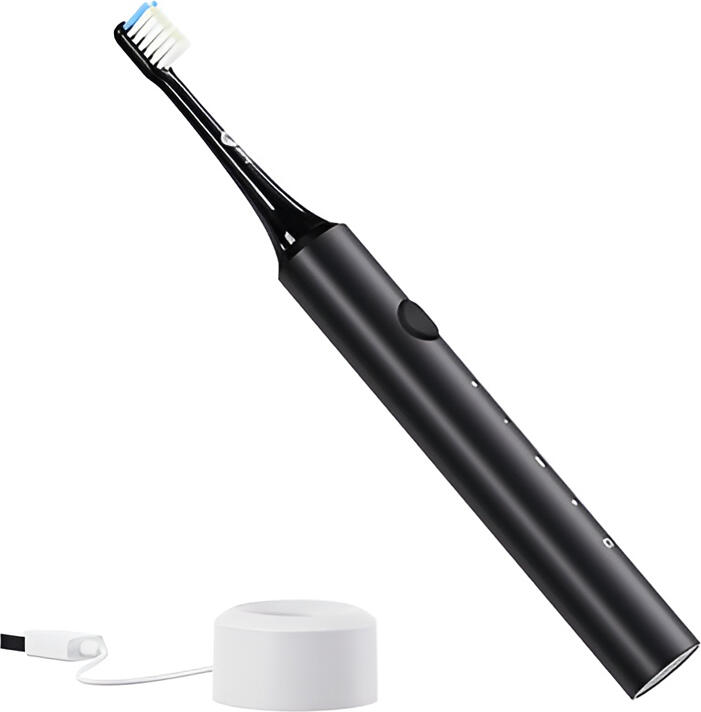 Infly T03S Sonic Electric Toothbrush, 42,000 rpm Vibration Speed, 4 Cleaning Modes, DuPont Soft Bristles, IPX7 Waterproof, Wireless Charging, Black