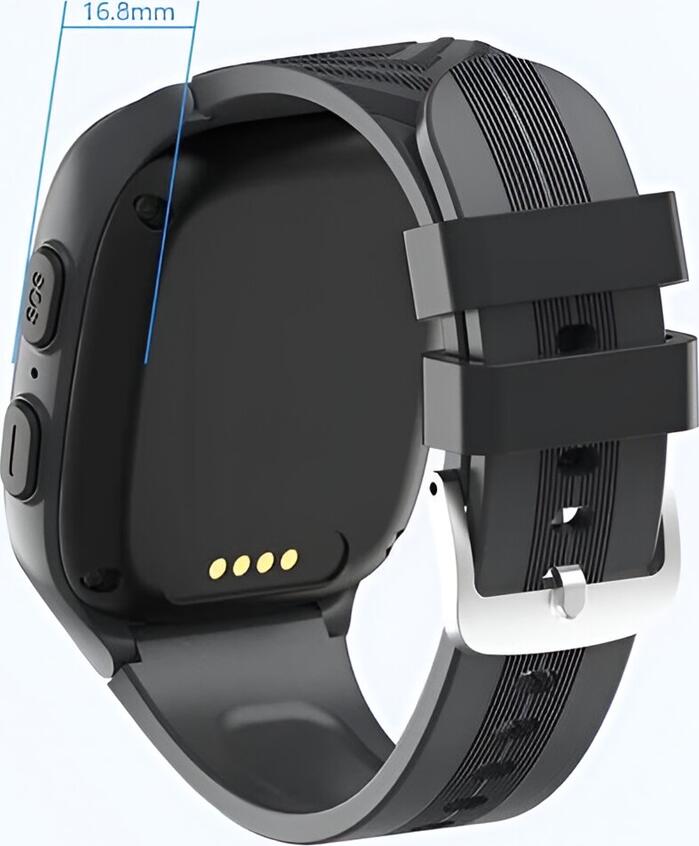 Ceas Inteligent pentru Copii Helmet 4G-LT31, Negru, 4G LTE, Ecran Tactil IPS 1.4 inch, Localizare GPS in timp real, Camera 2MP, SOS, Control Parental, 700mAh
