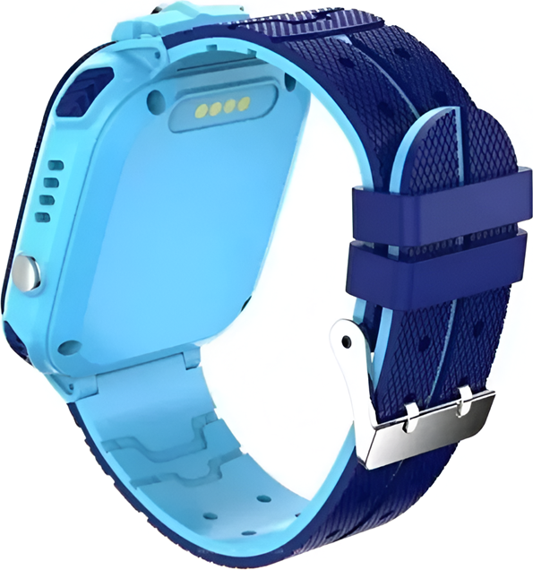 Helmet 2G-TD27 Smart Kids Watch with GPS Tracking, 1.44" IPS Touch Screen, Two-Way Calling, SOS Button, IP67 Waterproof, 400mAh Battery, Android & iOS, Blue