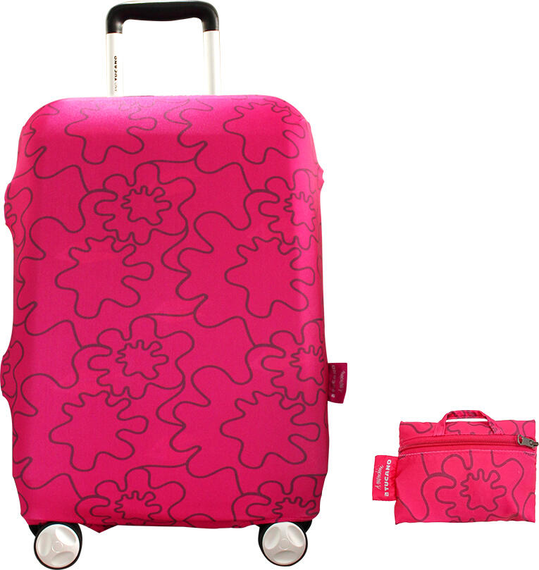 Tucano Compato Medini L Trolley Cover, Water-Resistant Nylon Protective Suitcase Protector for 71-74 cm Luggage, Shock-Resistant with Storage Pouch