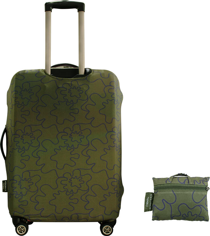 Tucano Compato Medini Trolley Cover S, Water and Shock Resistant Nylon Protective Case, Foldable with Integrated Storage Pouch, 530 x 370 x 220 mm