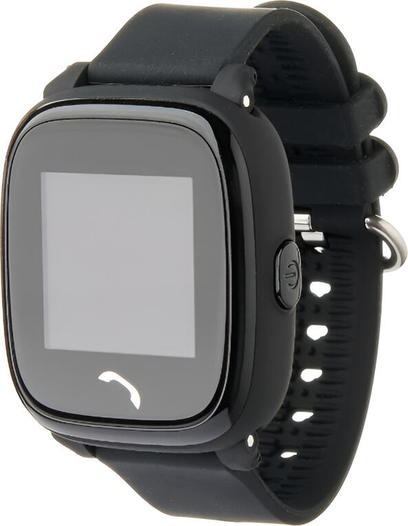 Ceas Inteligent pentru Copii W9, Negru, IP68 Rezistent la Apa si Praf, GPS Tracking in Timp Real, Geofencing, SOS, Pulsometru, Pedometru, SIM, iOS si Android