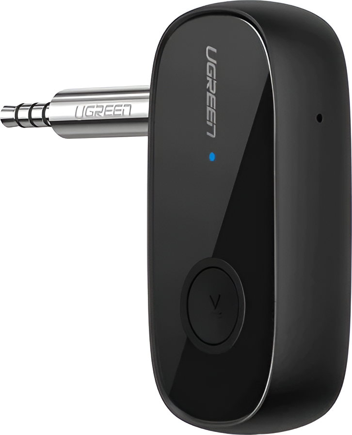 UGREEN Adapter Audio APTX with Mic Bluetooth 5.0 Receiver, Black