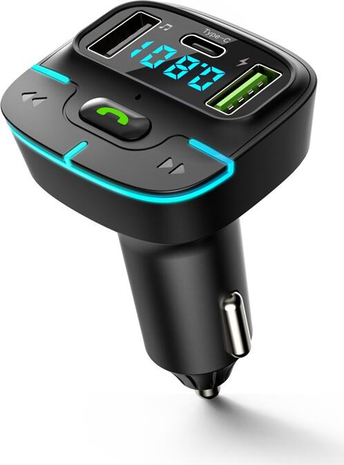 Helmet FM Transmitter with Car Charger G32, Black