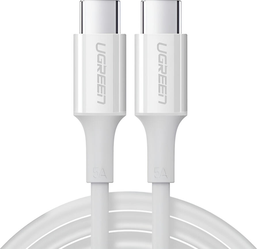 UGREEN USB-C to USB-C Cable 1m, USB 2.0 PD Power Delivery 100W 5A Fast Charging, E-Marker Chip, 480Mbps Data Transfer, Compatible with MacBook and Galaxy