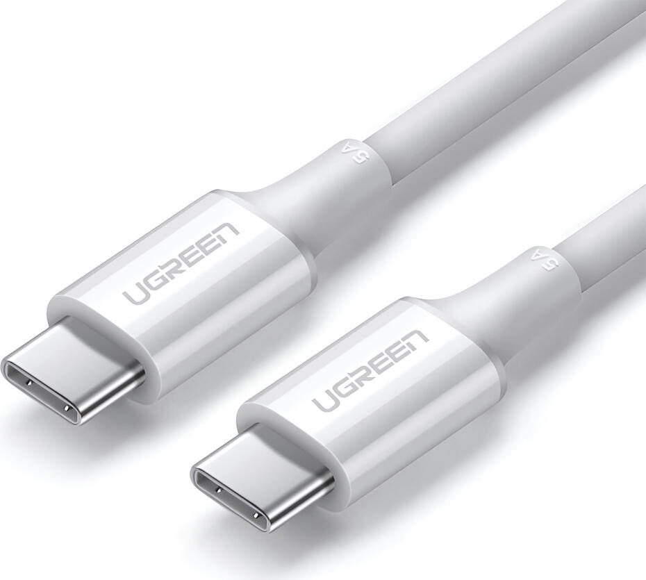 UGREEN USB-C to USB-C Cable 1m, USB 2.0 PD Power Delivery 100W 5A Fast Charging, E-Marker Chip, 480Mbps Data Transfer, Compatible with MacBook and Galaxy