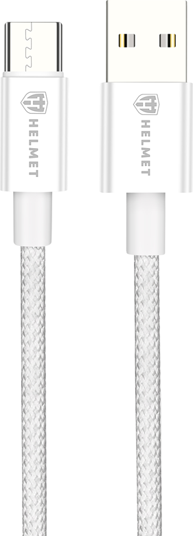 Helmet Cable USB to Type-C 20W 1.5M Nylon Series, Grey
