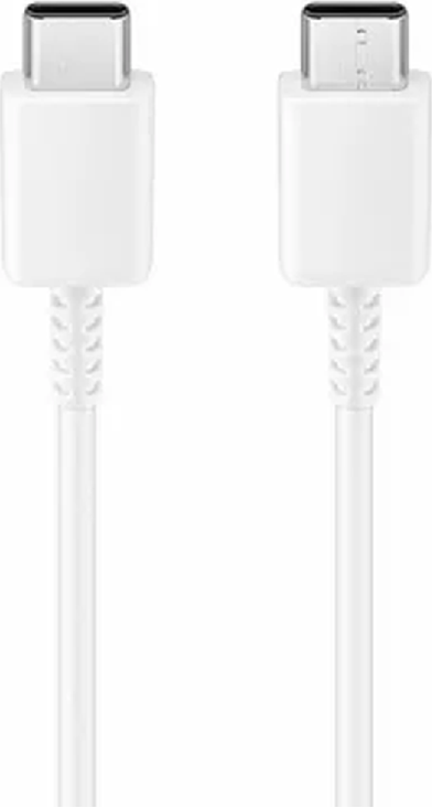 Samsung USB-C to USB-C Charging and Data Sync Cable EP-DA705BWE, 25W Fast Charge, 3A, 1m, White