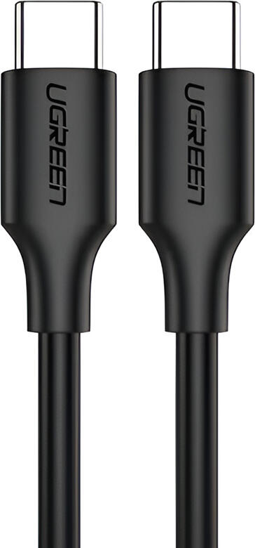 UGREEN Cable Type-C to Type-C TPE 1.5m 480Mbps 3A 60W US286, Black