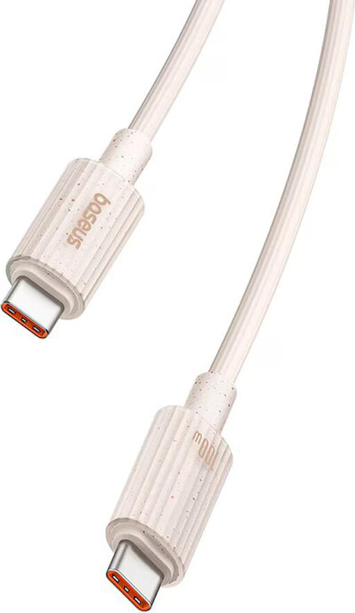 Baseus Cable Habitat Series Type-C to Type-C 5A 100W 1m, Wheat Pink