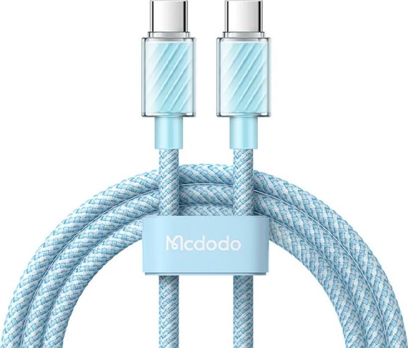 Mcdodo Cable Dichromatic Series Type-C to Type-C 5A 100W 1.2m, Blue