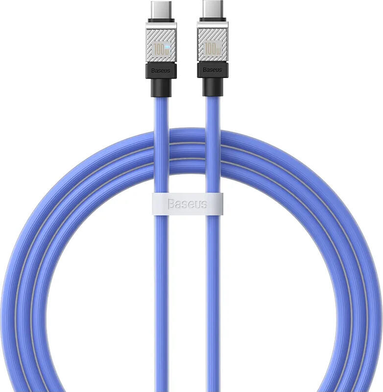 Baseus Cable CoolPlay Series Type-C to Type-C 5A 100W 1m, Blue