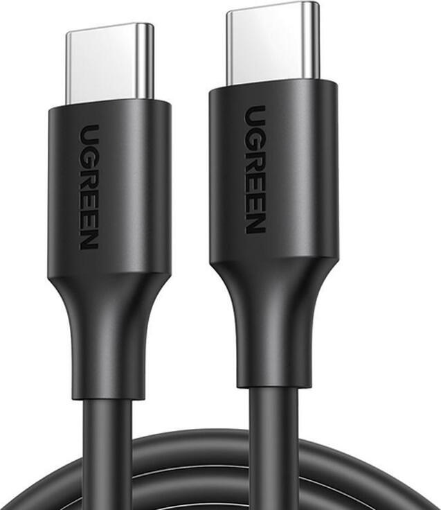 UGREEN Cable Type-C to Type-C TPE 1m 480Mbps 3A 60W US286, Black