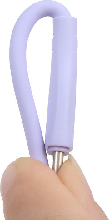 Yesido CA152 Liquid Silicone USB Type-C to USB Type-C Cable, Purple, 60W PD Fast Charging, 100cm, Pure Copper Core, Soft-Touch Flexible Jacket