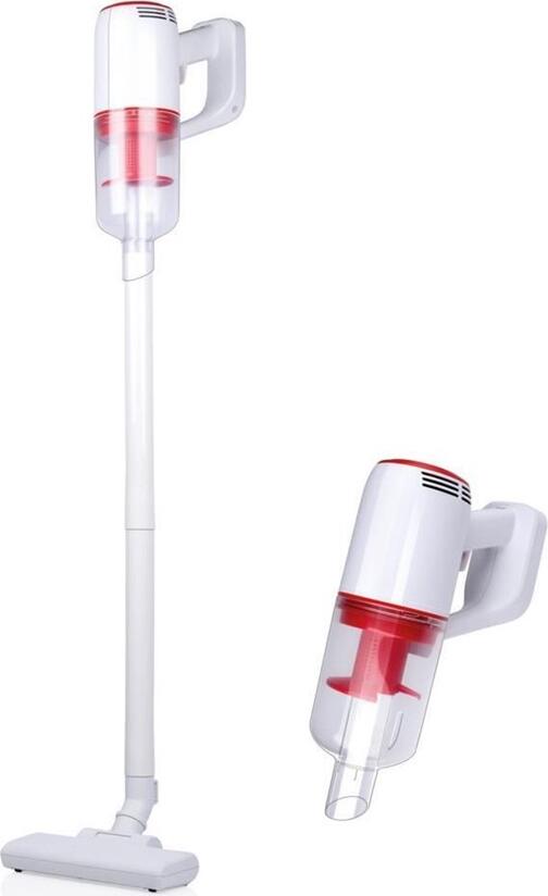 Dirt Devil DD9001 HS-V01 2-in-1 Stick Vacuum Cleaner, Cordless Lithium Battery 11.1V, 6000Pa Suction, Bagless Washable Filter, 0.5L Dust Bin, White