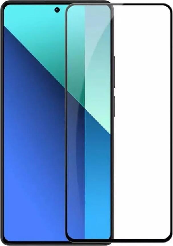 Защитное стекло Helmet Diamond Glass 5D для Redmi Note 13 4G, полное покрытие с изогнутыми краями, ударопрочное, олеофобное покрытие