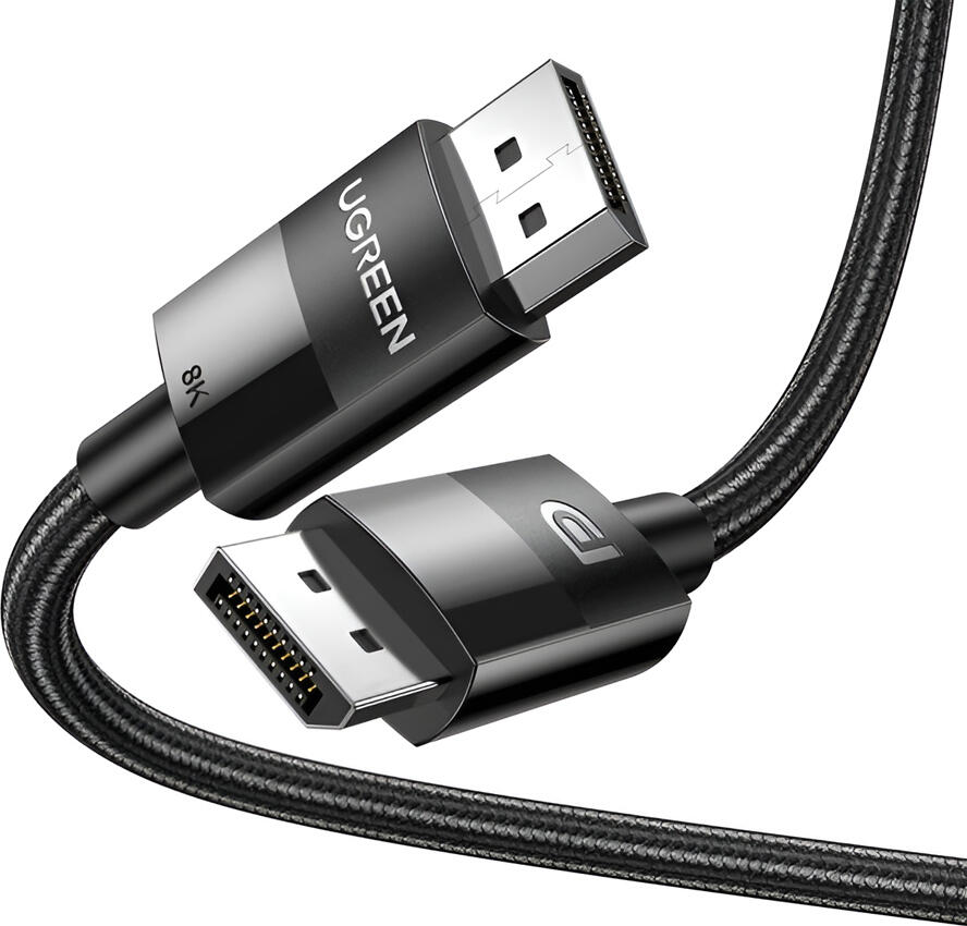 UGREEN Cable DisplayPort 1.4 to DisplayPort 1.4 8K 60Hz, 1.5m DP114, Black