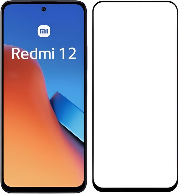 Protectie Ecran Helmet Diamond Glass 5D Sticla Temperata pentru Xiaomi Redmi 12, Acoperire Completa, Rezistenta la Zgarieturi si Shock, Negru