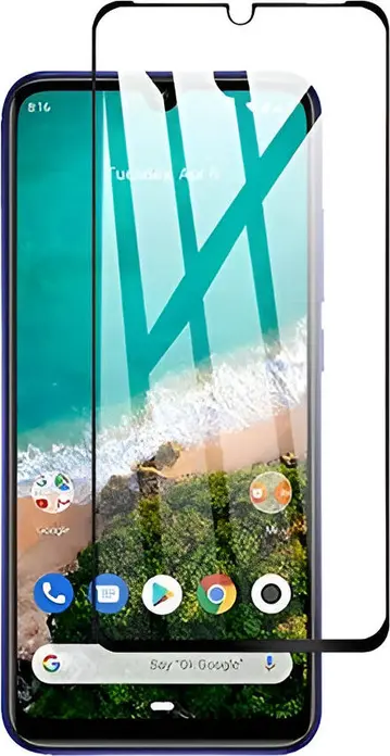 Protectie Ecran DMLink Helmet Diamond Glass 4D pentru Xiaomi Mi A3, Sticla Temperata Rezistenta la Zgarieturi si Socuri, Claritate Inalta, Negru