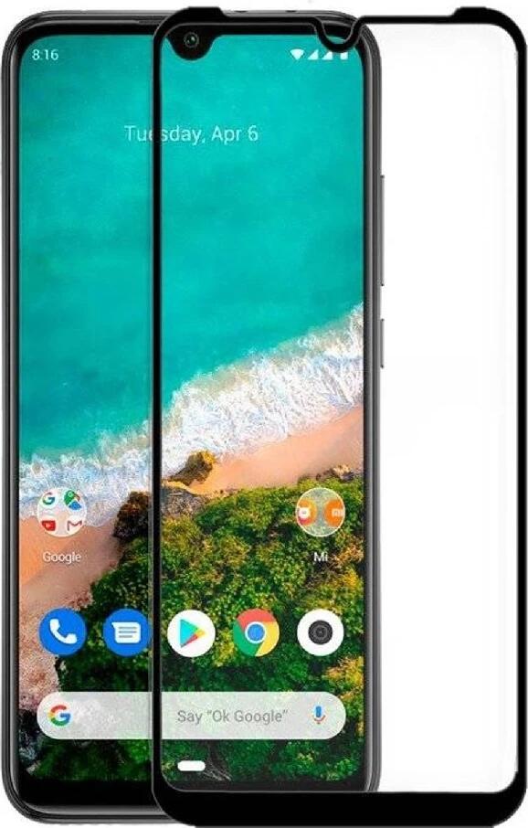 Protectie Ecran DMLink Helmet Diamond Glass 4D pentru Xiaomi Mi A3, Sticla Temperata Rezistenta la Zgarieturi si Socuri, Claritate Inalta, Negru