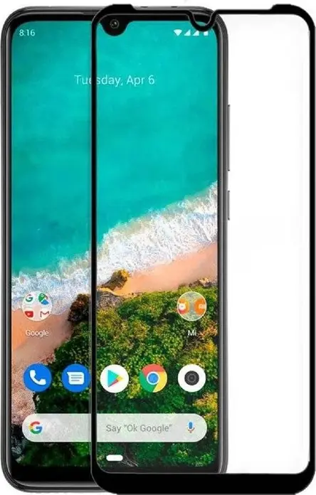 Protectie Ecran DMLink Helmet Diamond Glass 4D pentru Xiaomi Mi A3, Sticla Temperata Rezistenta la Zgarieturi si Socuri, Claritate Inalta, Negru