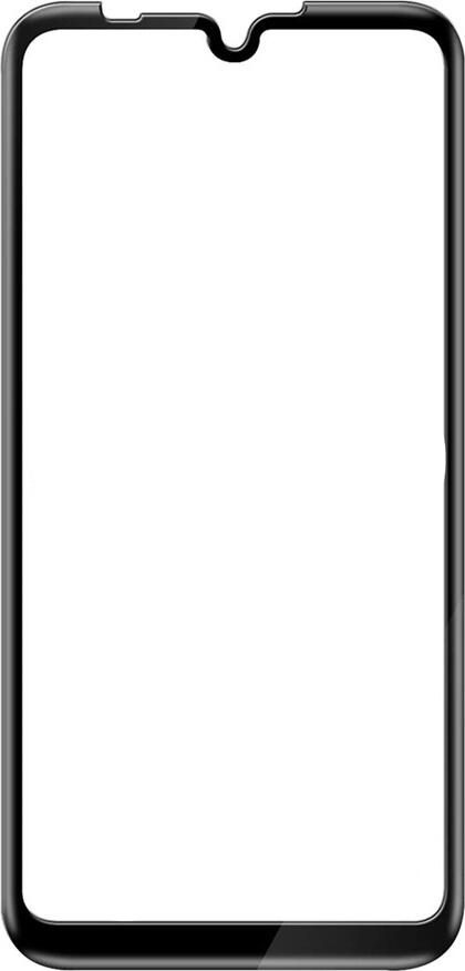 Helmet Diamond Glass 4D Screen Protector for Xiaomi Mi Play, Full Coverage Tempered Glass, Scratch and Shock Resistant, Anti-Fingerprint, Black