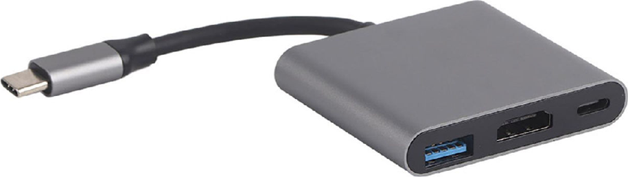 Helmet Adapter Type-C to USB3.0+HDMI+PD, HC-04, Grey