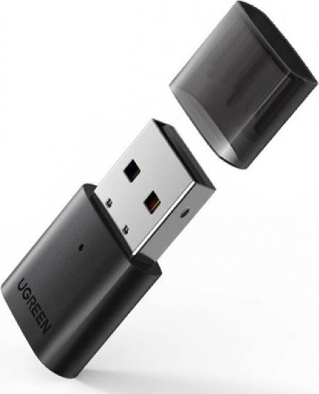 UGREEN CM390 USB Bluetooth 5.0 Adapter, RTL8761BUV Chipset, Support for 5 Devices, Range up to 30m, Compatible with Windows 7/8.1/10, Black