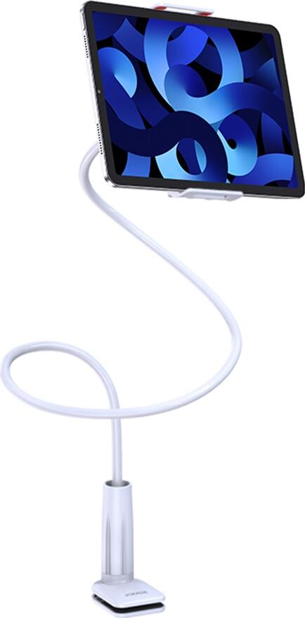 Jokade Qilian Series JE010 Universal Flexible Gooseneck Phone and Tablet Holder, 70 cm Adjustable Arm with Anti-slip Holders, ABS Silicon Metal