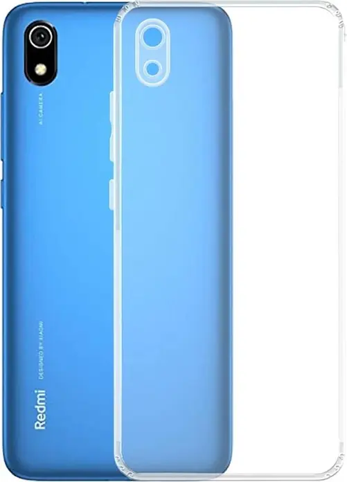 Husa Helmet Case pentru Xiaomi Redmi 7A, Cover Protectie TPU Transparent, Rezistenta la Shock, Zgarieturi si Praf cu Margini Ranforsate