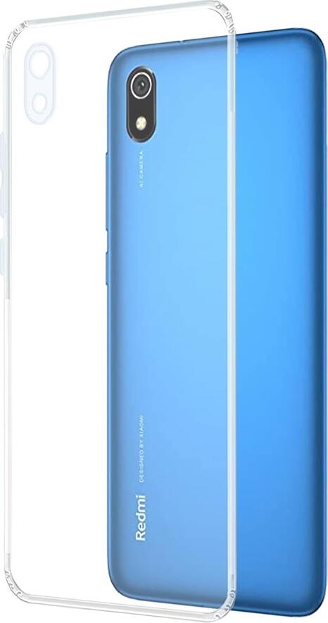 Husa Helmet Case pentru Xiaomi Redmi 7A, Cover Protectie TPU Transparent, Rezistenta la Shock, Zgarieturi si Praf cu Margini Ranforsate