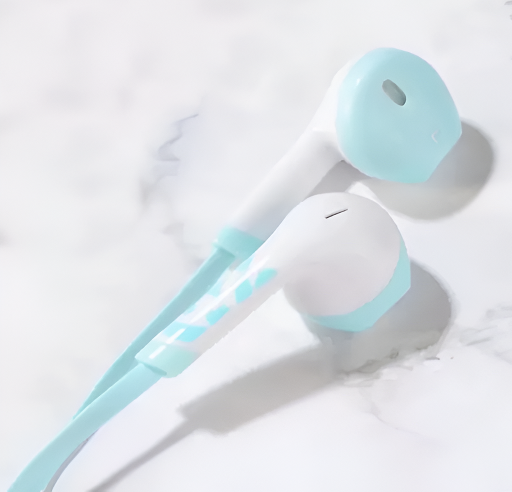 Keeka Earphones 3.5mm Q30, Blue