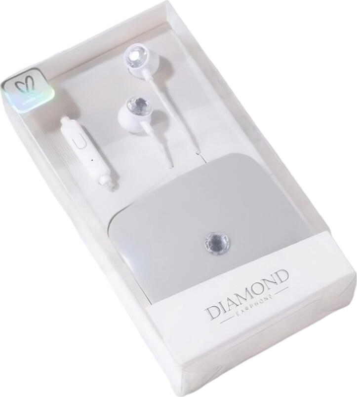 Keeka Earphones 3.5mm Q35, Silver