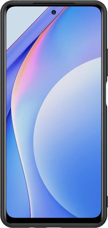 Black Helmet Case for Xiaomi Mi 10T Lite 5G, Protective Back Cover, Polycarbonate TPU and Nylon, Slim Fit Snap-on Case with Camera Protection