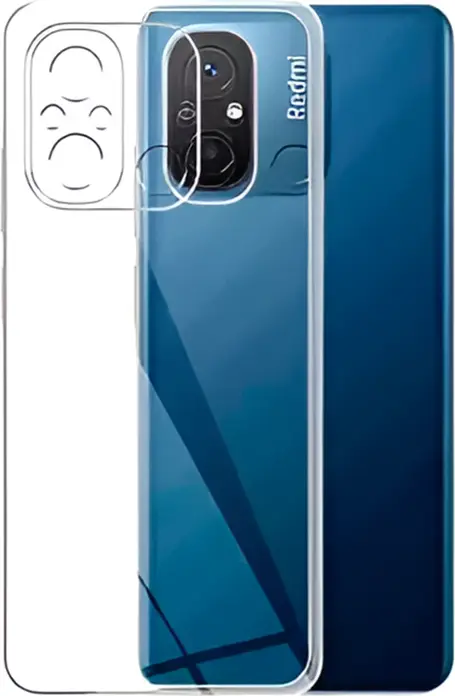 Shockproof Protective Case for Xiaomi Redmi 12C, Poco C55, Redmi 11A, Bayer TPU Soft Back Cover, Anti-slip, Dustproof, Full Coverage