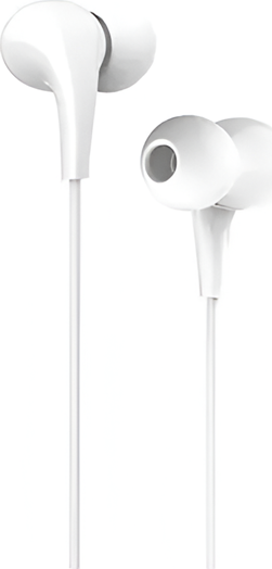 KAKU Ksiga Earphones 3.5mm with Mic Feile KSC-403, White
