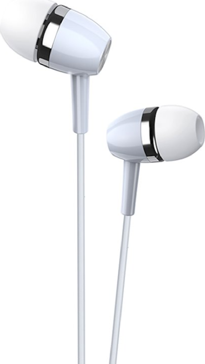 KAKU Ksiga Earphones 3.5mm with Mic Jiaxuan KSC-659, White
