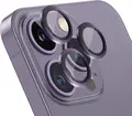 Uniq Optix Lens Protector for iPhone 14 Pro Max and 14 Pro, 9H Tempered Glass with Aluminium Rim, 0.25mm HD Clarity Scratch Resistant Camera Guard