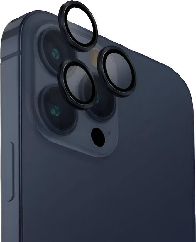 Uniq Optix Aluminium Camera Lens Protector for iPhone 15 Pro, Black