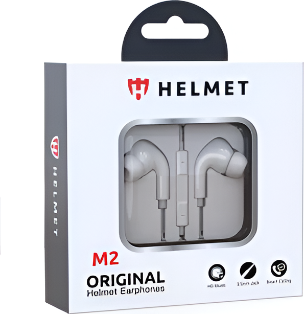Casca Stereo In-ure Helmet M2 Series cu Fir Jack 3.5mm Microfon Integrat si Control In-line Muzica HD Apeluri Inteligente Alb