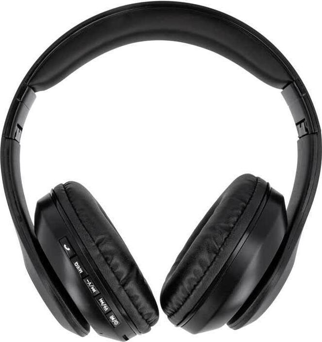 Casca Setty GSM108198 Bluetooth v4.1 On-Ear cu Radio FM, Slot microSD, Microfon Integrat, Design Pliabil, Jack 3.5mm, Negru